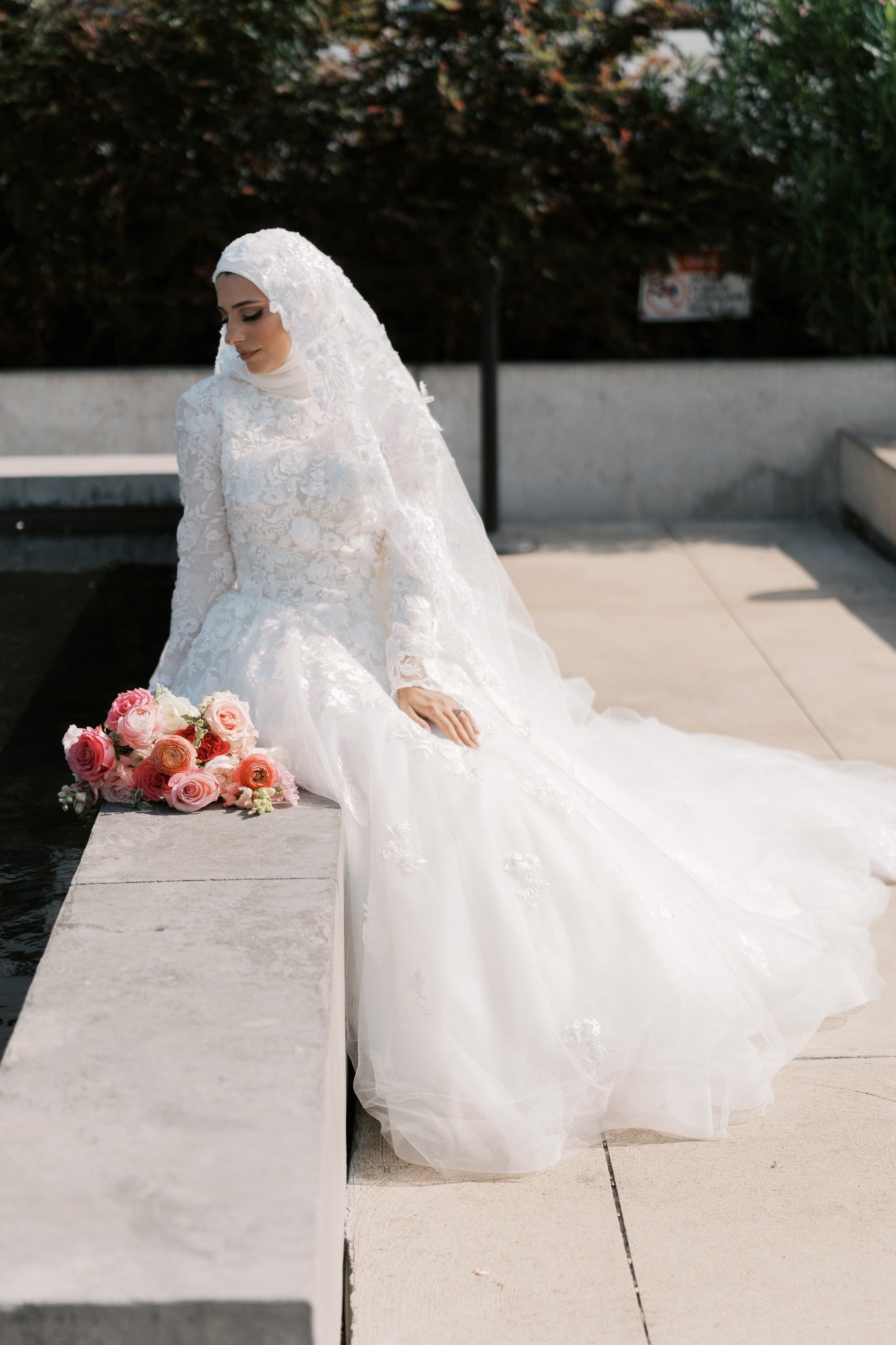 Cascade Lace Veil Cascade Lace Veil