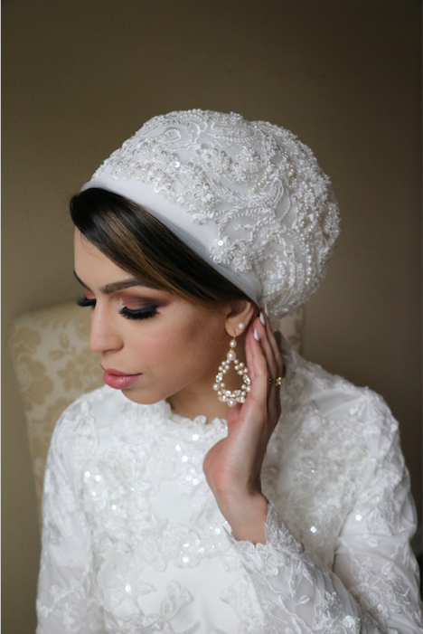 Turban Mina – Hijab Couture Bridal